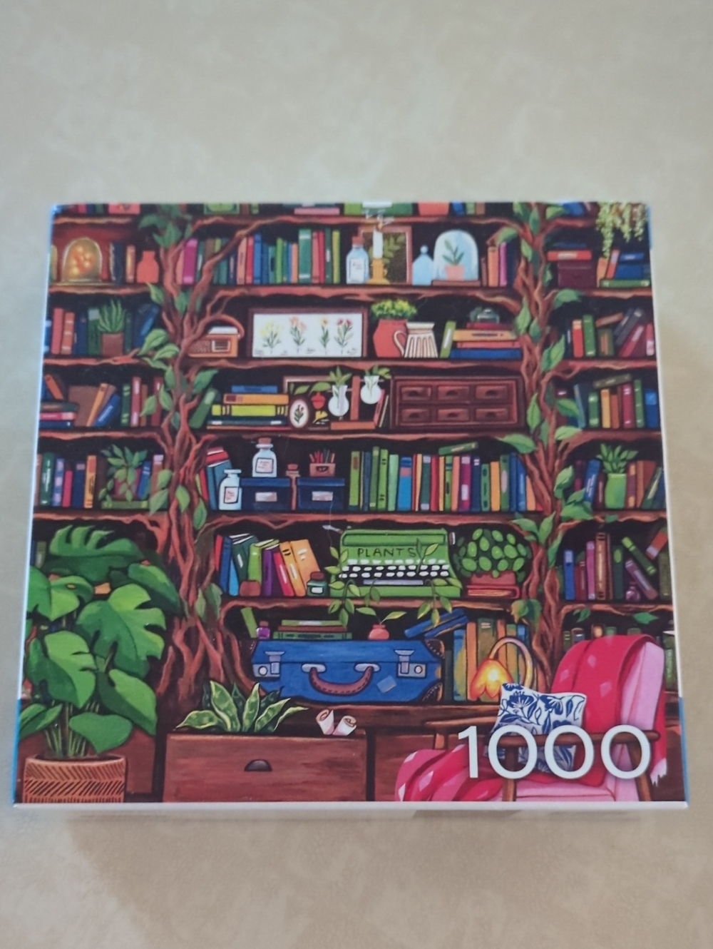 RoseArt 1000 Piece Bookshelf Puzzle
